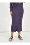 High Neck Knitted Top & Midi Skirt Co-Ords - 5