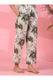 All Over Print Tassel Tie Up Top and Pants Co-Ord Set - 4