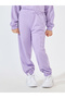 Embossed Print Drop Shoulder Sweatshirt & Joggers Set - 6