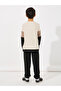 Color Block Rib Knit Patch Detail Sweatshirt & Joggers Set - 4