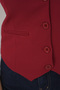 6796 Short Woven Vest - Claret Red - 5