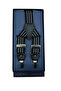 Black Color White Striped Luxury Salopet Trouser Hanger