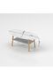 Freya Coffee Table  L100xW50xH42cm - White - 5
