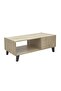 Supreme Coffee Table W/ Storage L99.5xW55xH45.5cm - French Sonoma Oak - 3
