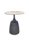 Ramsy Round End Table  L45xW45xH52.5cm - Light Grey/Gunmetal Black - 7
