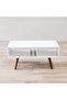 Melo Coffee Table  L90xW45xH43cm - White - 4