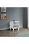 Supreme End Table L47.5xW40xH51cm - White