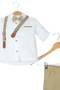 Beige Bow Tie Suit (2-3-4 Years) - 3