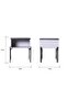 Form End Table L50xW50xH61cm - Black / Grey - 6