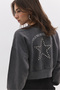 Printed Stone Embroidered Sweatshirt - 4