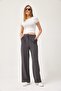 High Waist Pocket Palazzo Trousers Smoked