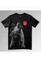 Kurt Hilal Design / Wolf and Moon 90% Cotton / Cotton Premium Crew Neck T-Shirt / T-Shirt - 3