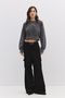 Printed Stone Embroidered Sweatshirt - 3