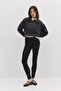 Printed Stone Embroidered Sweatshirt - 6