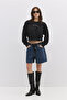 Printed Stone Embroidered Sweatshirt - 4