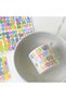 100 Pieces Label Sticker - Alphabet Number Symbol Colorful Waterproof (School, Laptop, Cup) - 5