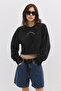 Printed Stone Embroidered Sweatshirt - 2