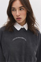 Printed Stone Embroidered Sweatshirt - 3