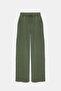 Wide Leg Trousers with Elastic Waist