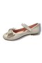 İremsu Print Leather Stone Bow Velcro Strap Girls' Ballerinas 21-25 - 2