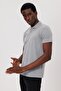 Twins Men's 100% Cotton Polo Neck T-Shirt Gray Melange - 3