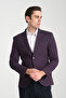 Vrdd Men's Burgundy-Navy Blue Oversized Regular Fit Mono Collar Casual Blazer Jacket - 5