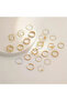 Gleam 21 Piece Gold Color Multi Adjustable Ring Set - Valentine's Gift on February 14Th - 3