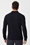 Tylens Men's 100% Cotton Polo Collar Long Sleeve T-Shirt Black - 4
