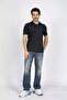 Newfresh Men's 100% Cotton Polo Neck T-Shirt Navy Blue