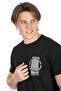 Tesse Men's 100% Cotton O-Neck T-Shirt Black - 3