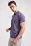Miless men's polo collar t-shirt indigo - 3