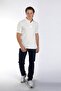 Tylen Men's 100% Cotton Polo Neck T-Shirt Ecru
