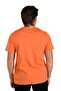 Londonlogo Men's 100% Cotton O-Neck T-Shirt Orange - 3