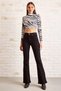 A135496 Women's Black High Waist Spanish Leg Non-Fading Jeans Denim Pantsfrango Pants - 3