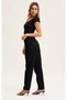 By-5727 Zero Max High Waist Black Lycra Jeans Mom Stretch Jeans Skinny Leg Pants - 2