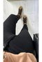 Roza Black Mom Jean High Waist Detail Boyfriend Jeans (Full fit) - 3