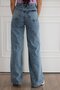Neo Loose Leg Ice Snow Wash High Waist Stretchy Jeans - 3