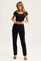 By-5727 Zero Max High Waist Black Lycra Jeans Mom Stretch Jeans Skinny Leg Pants