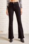 A135496 Women's Black High Waist Spanish Leg Non-Fading Jeans Denim Pantsfrango Pants