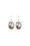 Silver SILVER 1 Pair/Delicate Ethnic Abalone Shell Dragonfly Earrings Fashionable Women's Jewelry Gi - 5