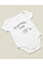 Aunt's Little Lamb Written Cotton Soft Unisex Snap Fastener Bodysuit - 2