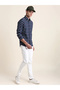Striped Slim Fit Shirt with Long Sleeves - 3