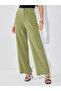 High Rise Wide Leg Textured Trouser - 2
