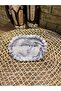Oval Marble Pattern Plate Presentation Holder