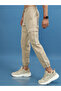 Mid Rise Drawstring Cargo Joggers - 4