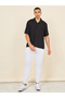 Solid Resort Collar Relaxed Fit Shirt - 2