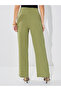High Rise Wide Leg Textured Trouser - 4