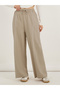 Wide Leg Drawstring Joggers with Pintuck Detail - 2