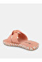 Twist Strap Open Toe Flat Sandal - 8