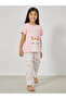 Cute Bunny Graphic Print T-Shirt & Pyjama Set